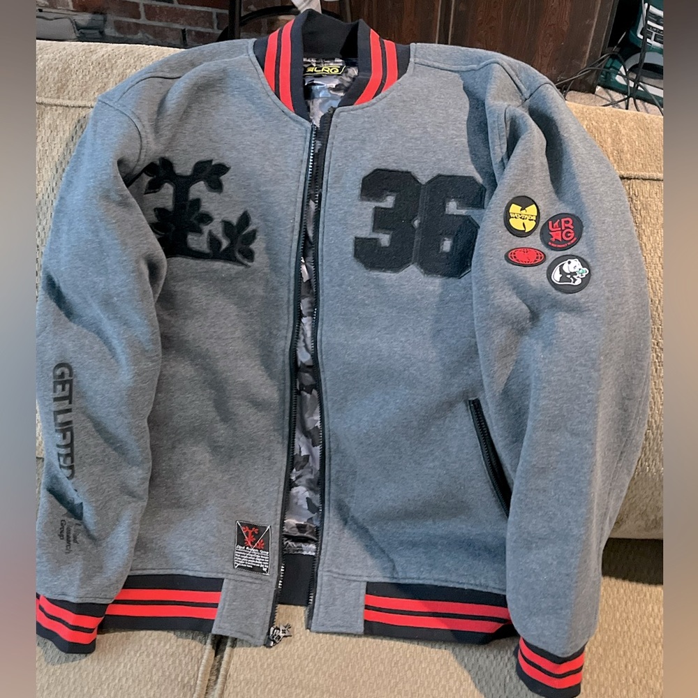 Gray, XL, Lrg, Varsity, Fleece